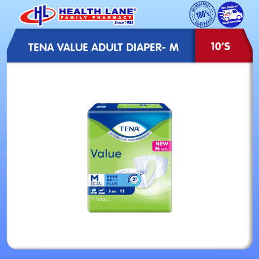 TENA VALUE LAMPIN DEWASA 10'S- M